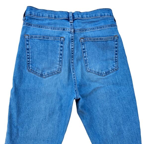 Everlane Jeans Size 28 High Rise Skinny Ankle Light Stretch Denim Cropped Crop - Picture 9 of 10